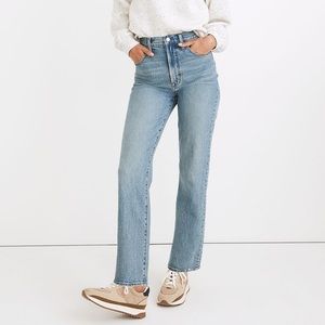 Madewell Perfect Vintage Straight Jean Hoye 27